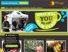 Tablet Screenshot of fairtradewales.com